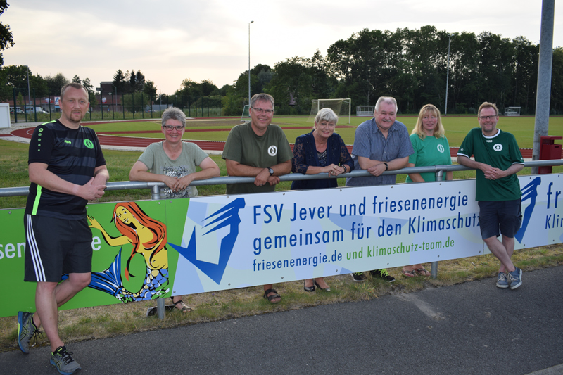 Eine Allianz für das Klima zwischen dem FSV Jever und der friesenenergie.